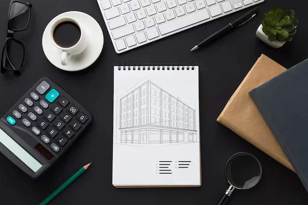 office desk with calculator coffee notebook mock up 23 2148460050 office desk with calculator coffee notebook mock up 23 2148460050